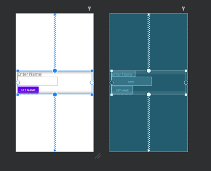 linear layout